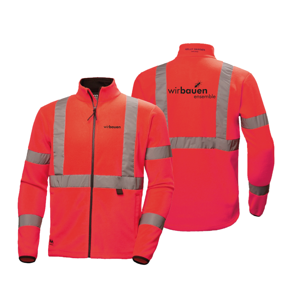 Vestes Polaire Helly Hanson Rouge HIVI Réf: #72172-160