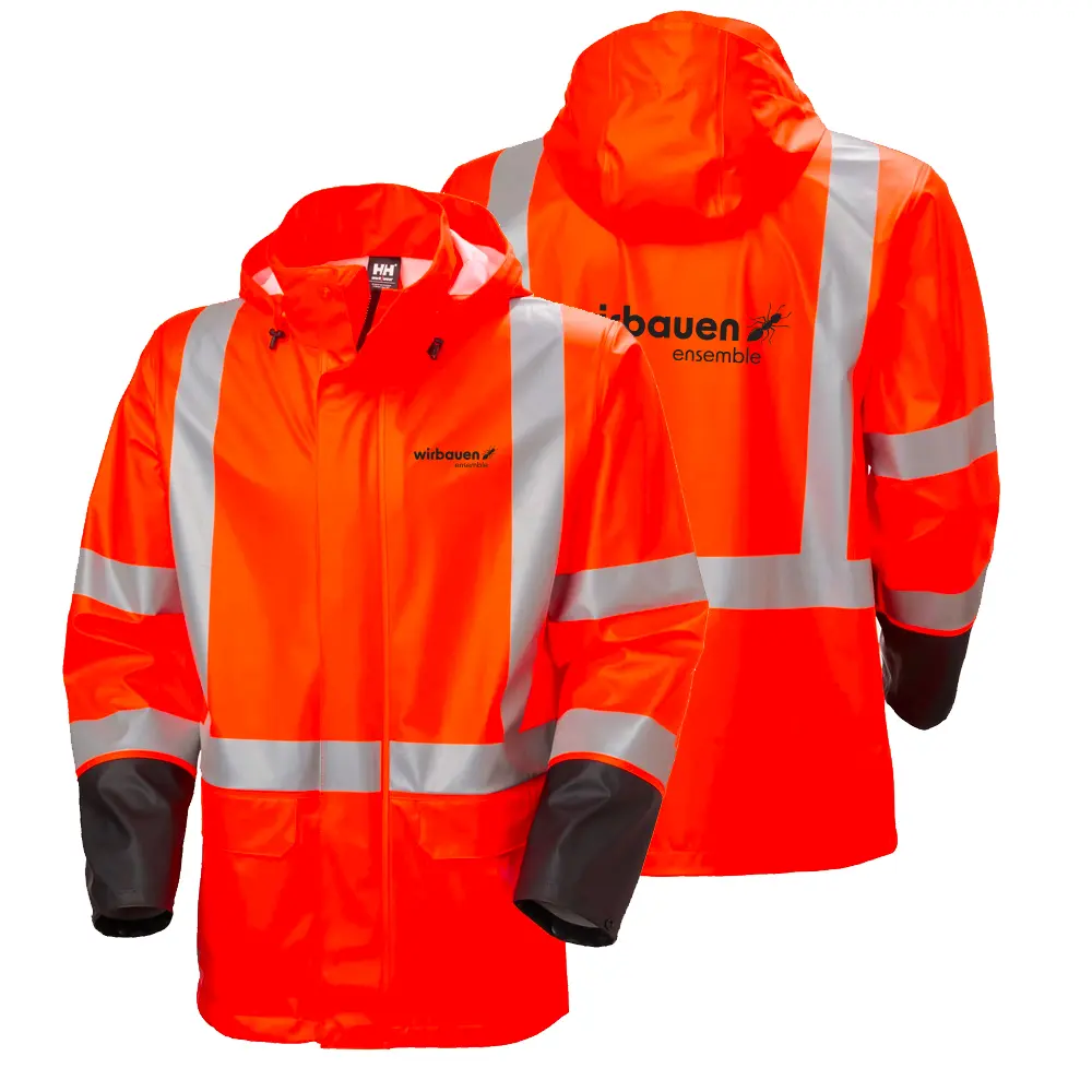 Veste de pluie Helly Hansen HIVI Addvis Réf: 70155  Orange Wirbauen