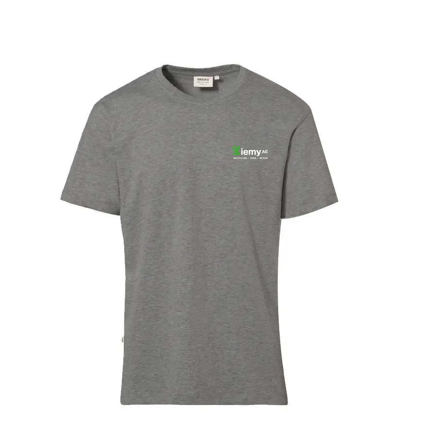 T-shirt Hakro 292 Kiemy gris 015
