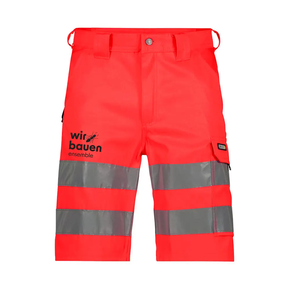 Short de travail Idaho Rouge/gris Kiemy