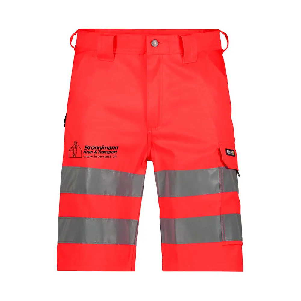 Short de travail Idaho Rouge/gris Brönnimann