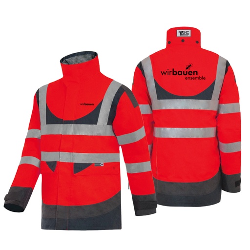 Parka d'hiver Annapurna Réf: Annapurna Wirbauen- Rouge/gris