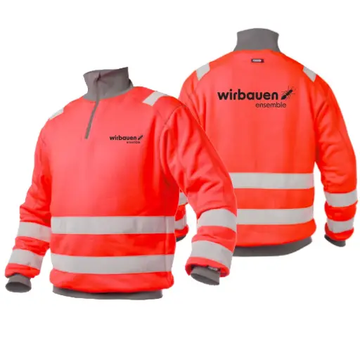 Sweatshirt HIVI Denver Rouge HIVI Wirbauen