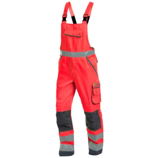 Salopette de travail Dassy Réf: Malmedy Couleur: Rouge et gris Kiemy