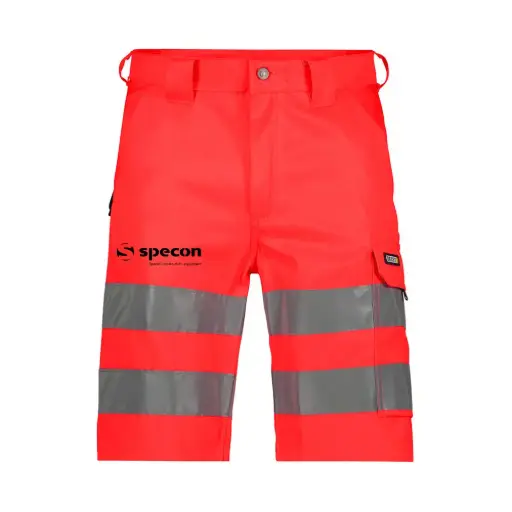 Short de travail Idaho Rouge/gris Specon