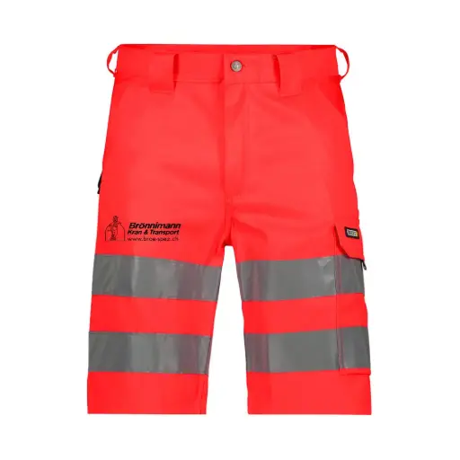 Short de travail Idaho Rouge/gris Brönnimann